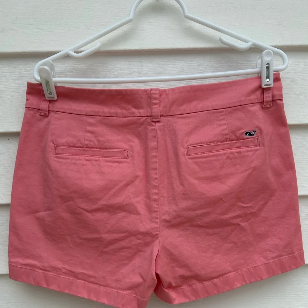 Vineyard Vines Pink Bermuda Shorts Cotton Twill - Picture 3 of 4